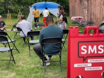 SMS at ITS FEST at Public Functionary